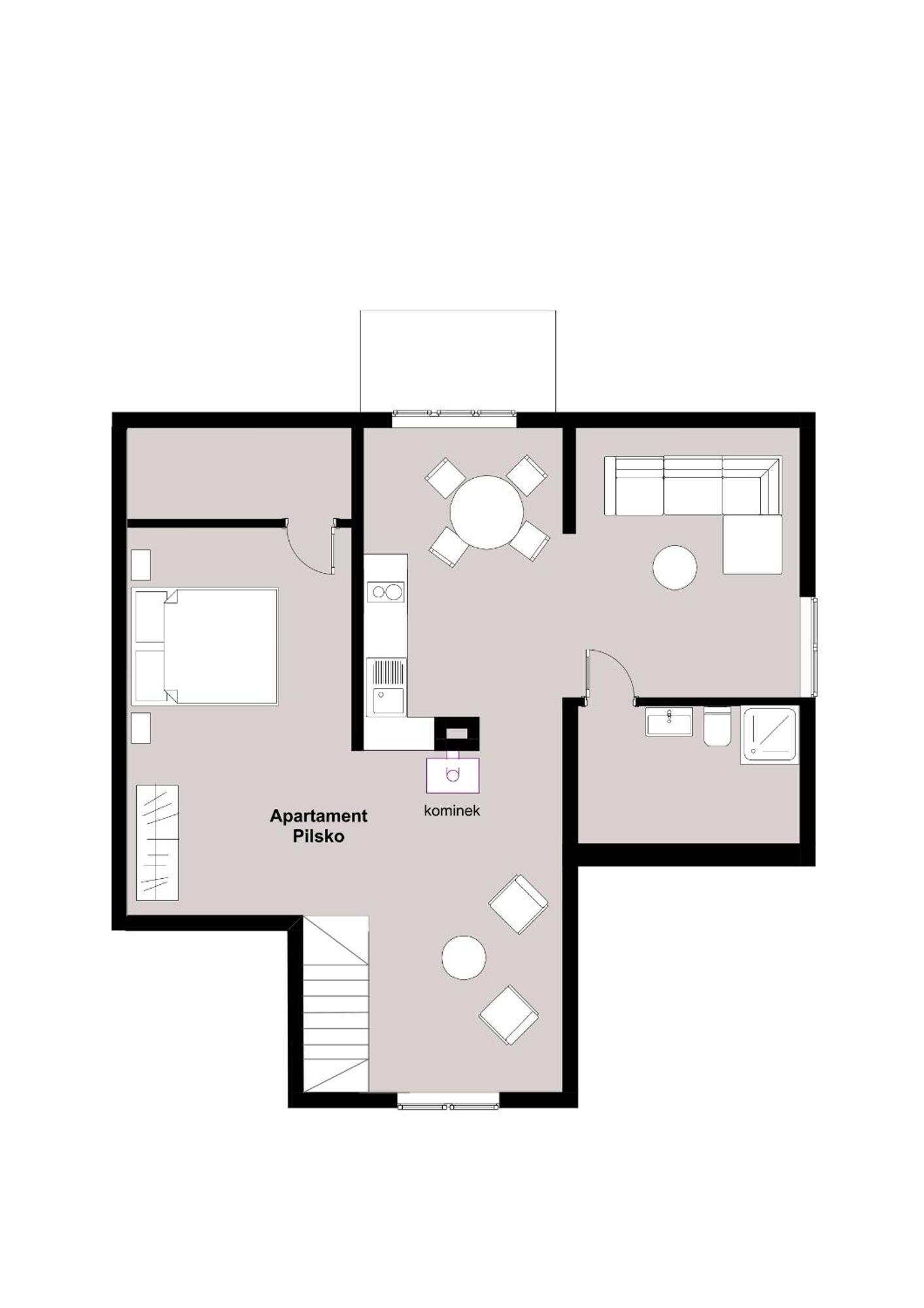 W Deski Dom Apartamenty Krzyzowa Bagian luar foto