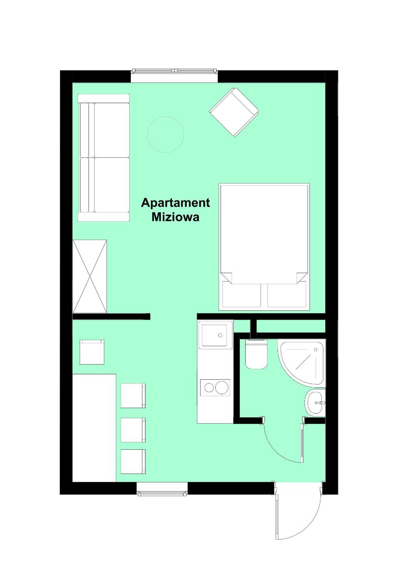 W Deski Dom Apartamenty Krzyzowa Bagian luar foto